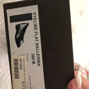 LOUIS VUITTON Patent Calfskin Eyeline Ballerina Flats